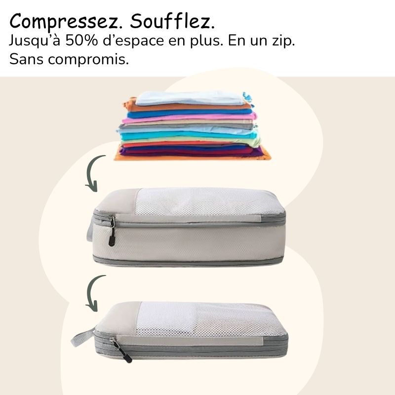Pack&Bloom | Set de cubes de voyage