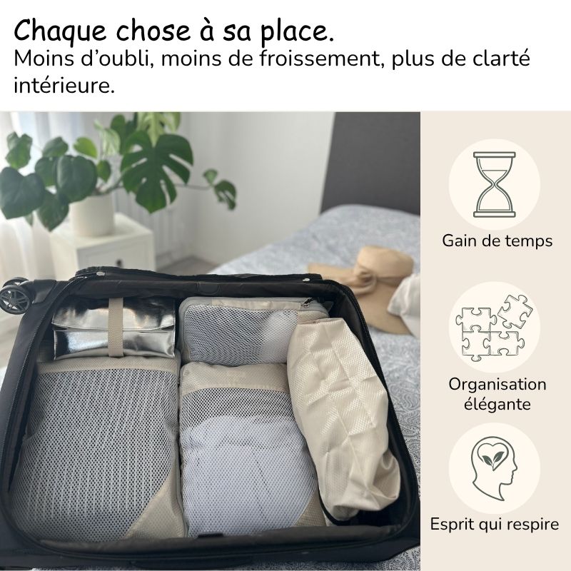 Pack&Bloom | Set de cubes de voyage