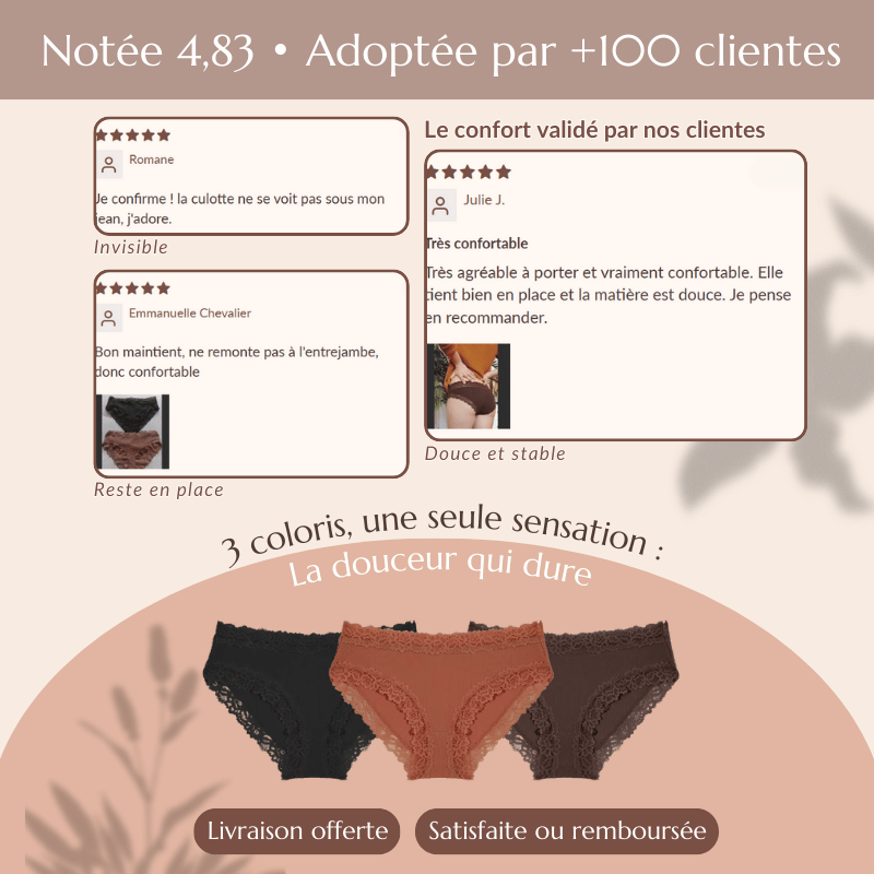 SoftBloom | Culotte invisible en coton